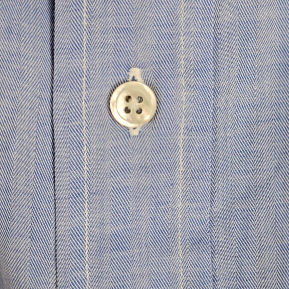 Graham & Gunn Men S* Dress Shirt Light Blue Business Casual Modest Neutral Shirt - Picture 12 of 16